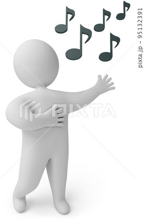 A man sings 95132391