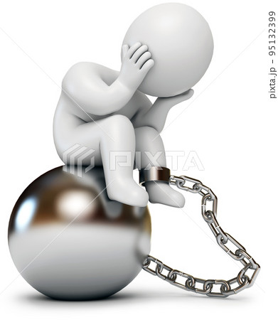 Man shackled, prison inmate 95132399