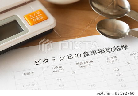 ビタミンEの食事摂取基準 健康管理 健康維持 栄養素 健康増進 ビタミンEの食事摂取基準 健康管理 健康維持 栄養素 健康増進 95132760