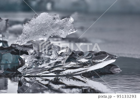 Glacial lake in Iceland 95133293
