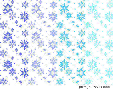 雪の結晶のシームレスなパターン背景 95133666