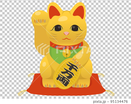 招財貓舉右手_金 招財貓舉右手_金 95134476