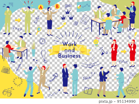 ビジネスシーン素材集 95134990