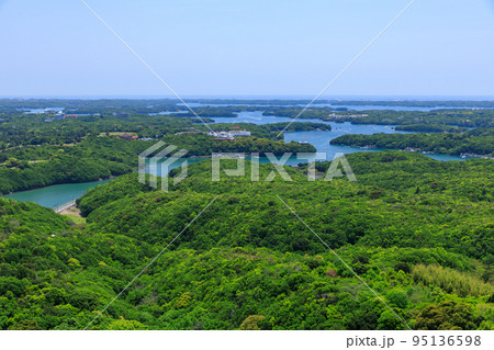 三重伊勢志摩_英虞湾の絶景風景 95136598