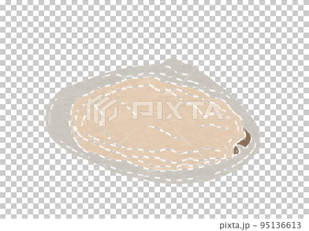 煮蛤のイラスト(版画風) 煮蛤のイラスト(版画風) 95136613