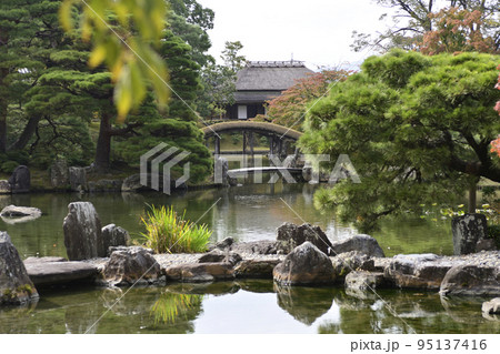 桂離宮 池泉回遊式庭園 桂離宮 池泉回遊式庭園 95137416