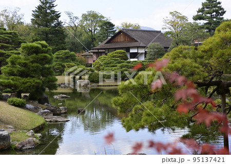 桂離宮 池泉回遊式庭園 桂離宮 池泉回遊式庭園 95137421