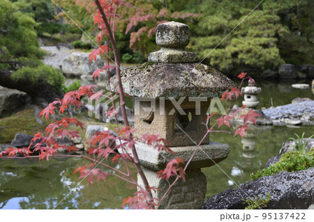 桂離宮　池泉回遊式庭園 95137422