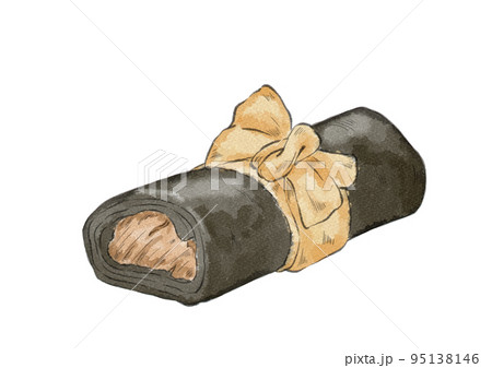 昆布巻きのイラスト（水彩風） 95138146