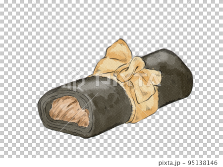 昆布巻きのイラスト（水彩風） 95138146