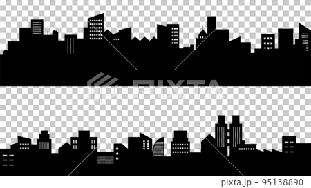 城市剪影素材 95138890