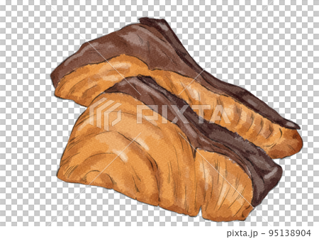 多個鰤魚照燒插圖（水彩風格） 95138904