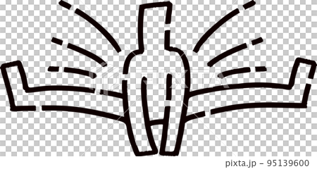 Stickman playing a vaulting box_flashy 95139600