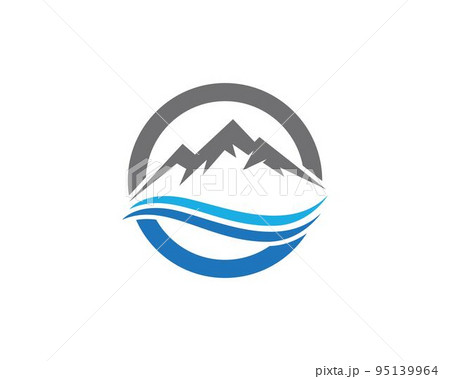 mountain logo design template 95139964