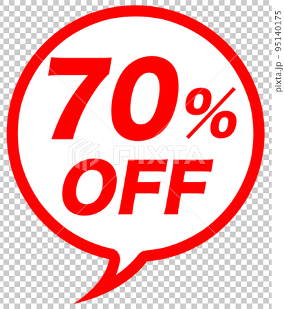 郵購網站上的折扣標記 95140175