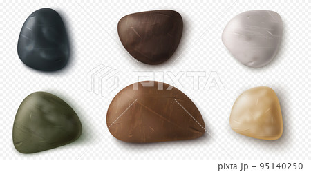 Small river pebbles, rocks and stones collection 95140250