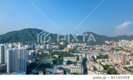 10 Oct 2022 City scape of Middle kowloon at kowloon tong 10 Oct 2022 City scape of Middle kowloon at kowloon tong 95140409