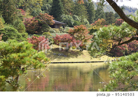 修学院離宮　上離宮　西浜 95140503