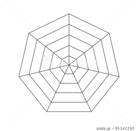 Blank Spider Chart Template