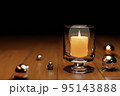 キャンドルとオーナメント 95143888