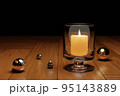 キャンドルとオーナメント 95143889
