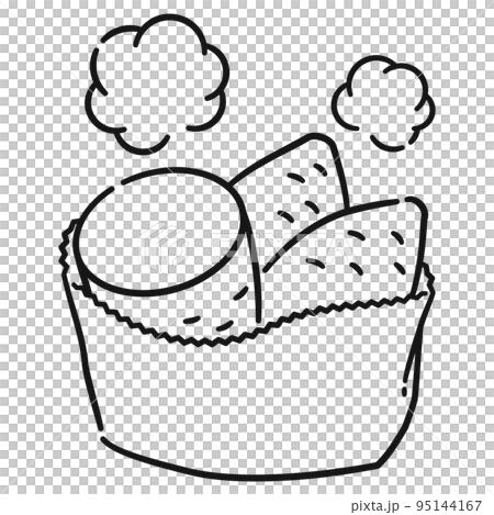 紙袋に入ったホクホクの焼きいも 紙袋に入ったホクホクの焼きいも 95144167
