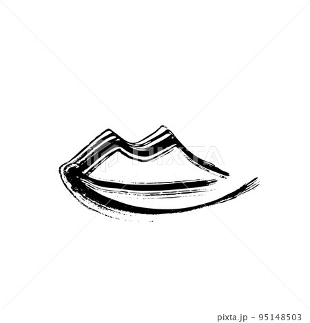 Hand Drawn Lips Icon 95148503