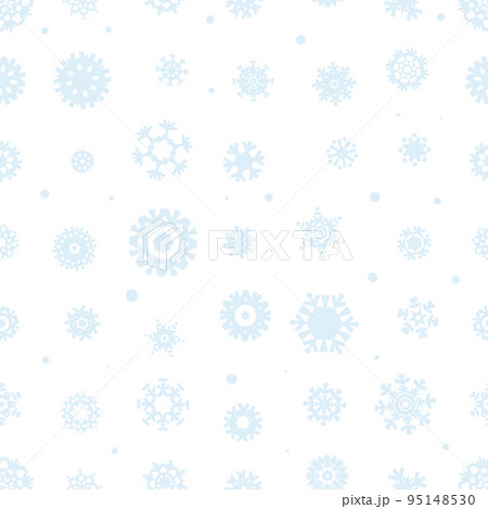 Snowflakes Seamless Pattern, Christmas Background 95148530