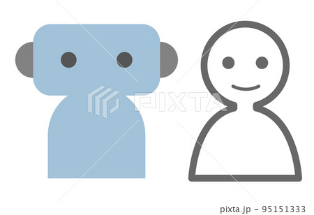 ロボットと人 95151333