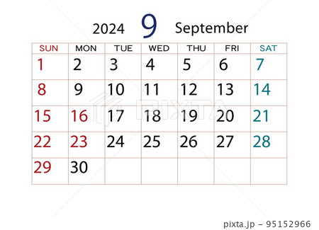 2024年カレンダー9月 95152966