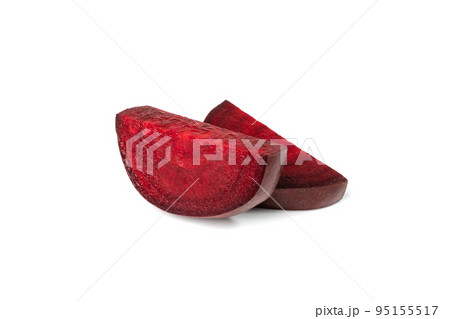 Beetroot Slice Isolated 95155517