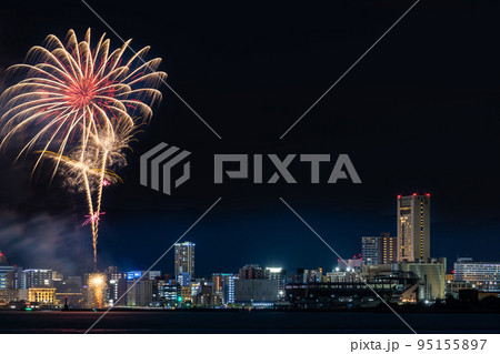 わっしょい百万夏まつり前夜祭花火大会2022 わっしょい百万夏まつり前夜祭花火大会2022 95155897
