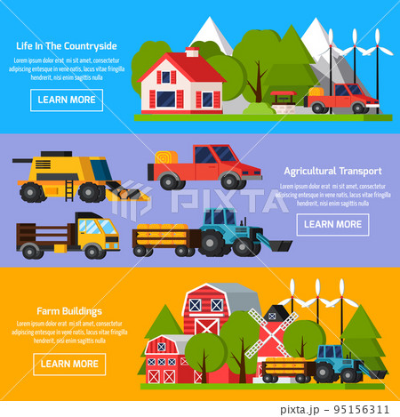 Farm Orthogonal Flat Banners Farm Orthogonal Flat Banners 95156311