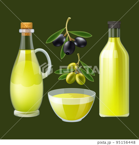 Fresh olive oil decorative poster Fresh olive oil decorative poster 95156448