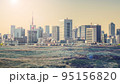 東京湾と都市風景 95156820