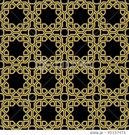 Modern Seamless Vector Pattern in Arabian Style 95157473