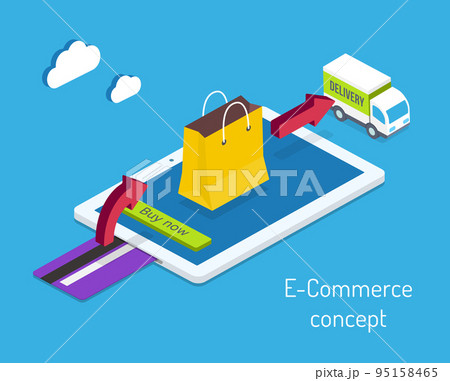 E-commerce or internet shopping concept E-commerce or internet shopping concept 95158465