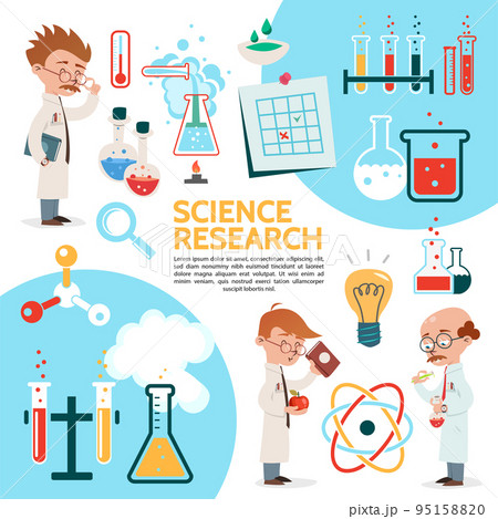 Flat Science Template 95158820