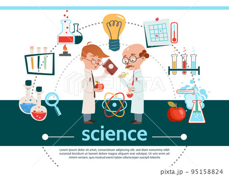 Flat Science Composition 95158824