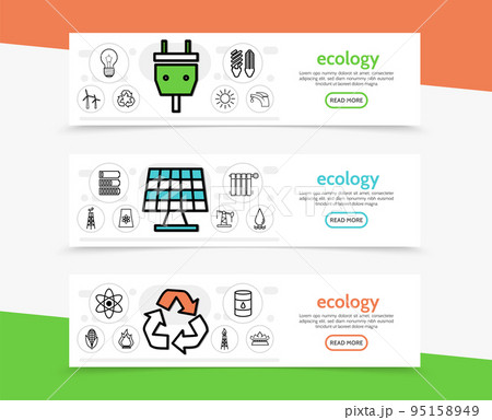 Ecology Horizontal Banners Ecology Horizontal Banners 95158949