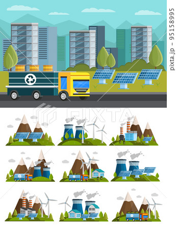 Ecology Orthogonal Compositions Set 95158995
