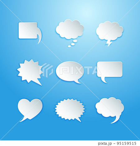 Empty speech bubbles 95159515