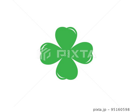 Clover leaf logo icon design template vector Clover leaf logo icon design template vector 95160598