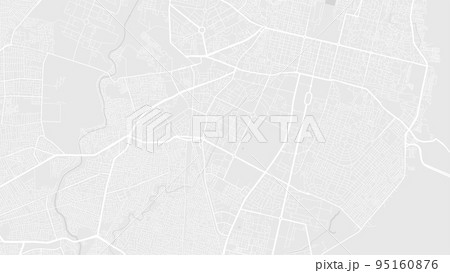 White and light grey Jaipur city area vector background map, roads and water illustration. Widescreen proportion, digital flat design. White and light grey Jaipur city area vector background map, roads and water illustration. Widescreen proportion, digital flat design. 95160876