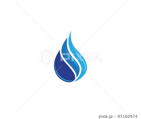 Water drop Logo Template vector illustration design 95160974