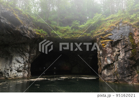 Abandoned underground marble quarry of Ruskeala Abandoned underground marble quarry of Ruskeala 95162021