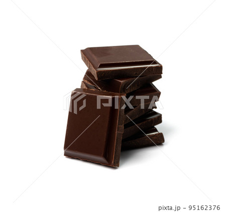 Broken Chocolate Bar Isolated Broken Chocolate Bar Isolated 95162376