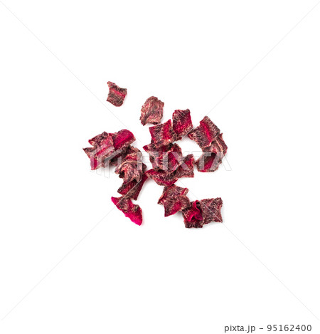 Dry Beetroot Cubes Isolated 95162400