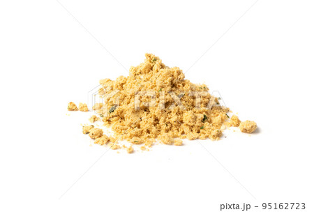 Mushroom Powder Pile Isolated, Powdered Dry Mushrooms Mushroom Powder Pile Isolated, Powdered Dry Mushrooms 95162723