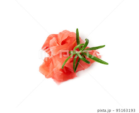 Pickled Ginger Isolated 95163193